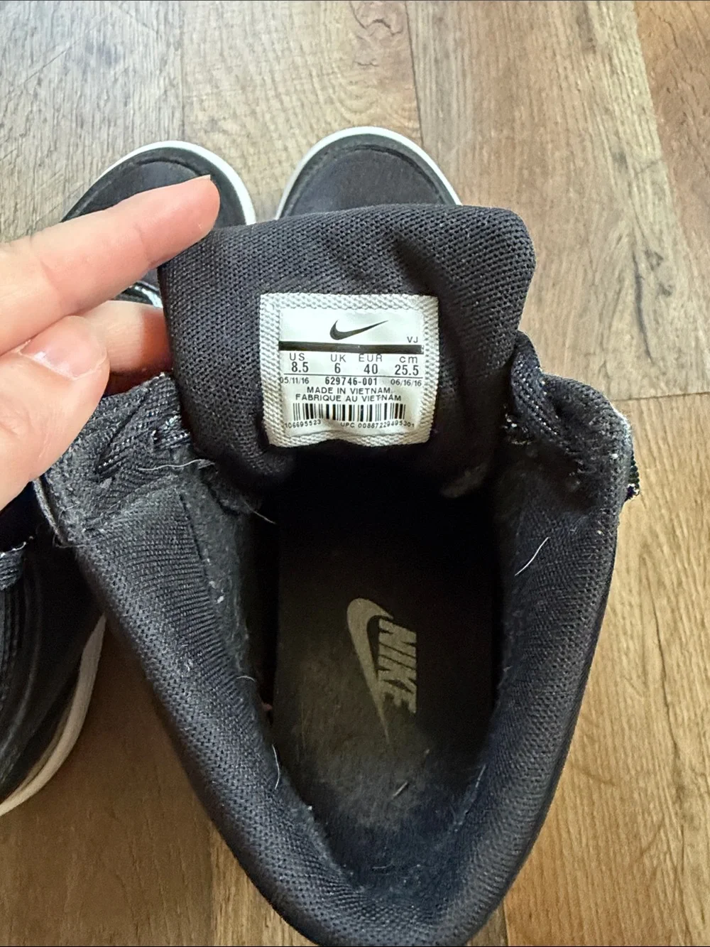 Nike Force Dunk Sky Hi Hidden Wedge Women’s 8.5 RARE Excellent Condition